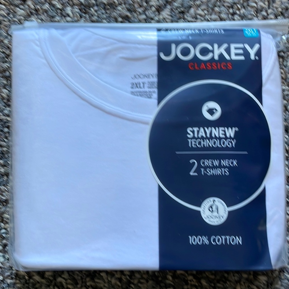 NWT Jockey classics 2 crew neck t-shirts